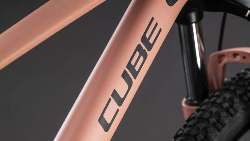 Cube Aim SLX Mountain Bike in Blush Rose/Black-2